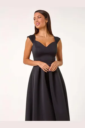 Roman Sweetheart Scuba Skater Midi Dress46