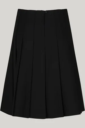 Trutex Black 20" Stitch Down Permanent Pleats School Skirt (11-17 Yrs)13 Jaar (158cm)