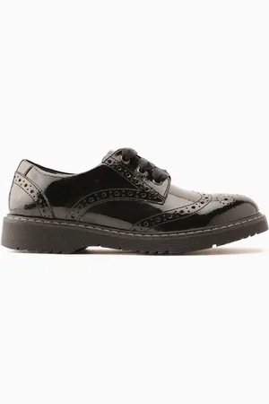 Start Rite Start-Rite Black Leather Wide Fit School ShoesEU 35 (UK 2.5)