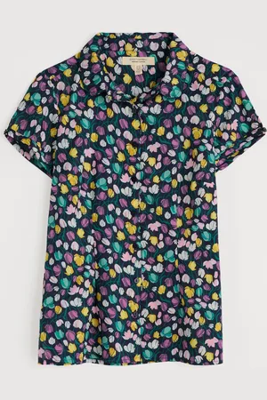 Seasalt Cornwall Rushmaker Short Sleeve 100% Cotton Shirt46
