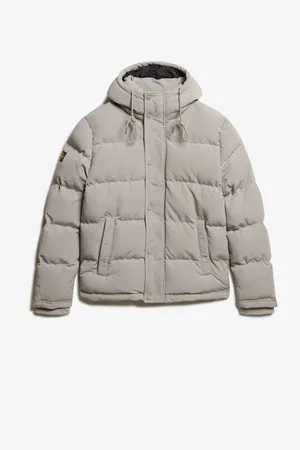 Superdry Everest korte pufferjas met capuchonXL