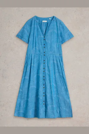White Stuff Iris Cotton Jacquard Dress34