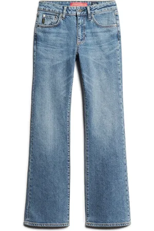 Superdry Smalle flare jeans met halfhoge taille34 L