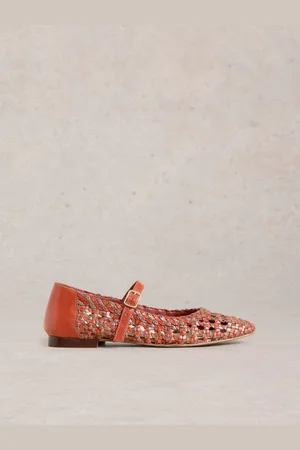 White Stuff Winnie Woven BallerinasEU 38.5 (UK 6)
