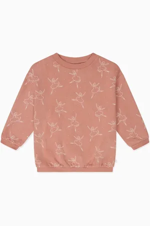 Mori Pink Ballerina Organic Cotton & Bamboo Sweatshirt8086cm