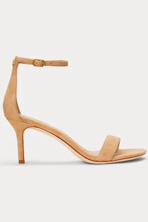 Ralph Lauren Allie Heel Suede SandalsEU 39.5 (UK 6)