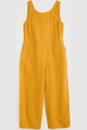 Seasalt Cornwall Salt Air 100% Linen Jumpsuit44