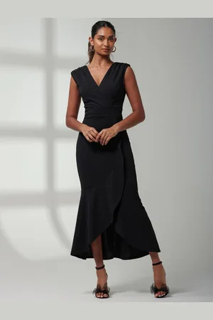 Jolie Moi Mabruka Frill Fishtail Maxi Dress42