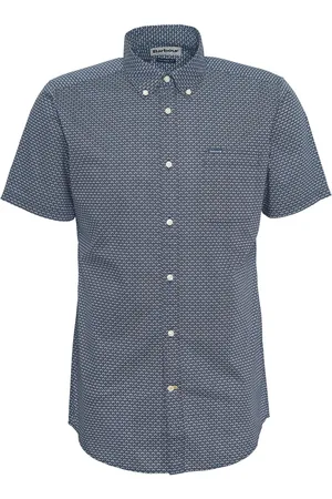 Barbour Shell print korte mowue 100% katoenen shirtX-large
