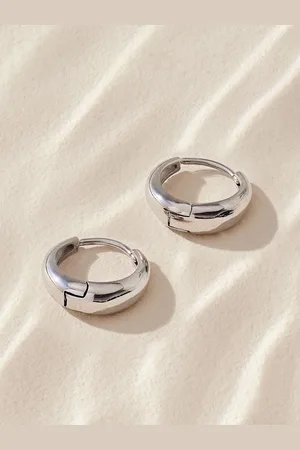 Next Stainless Steel Huggie Hoop EarringsEén
