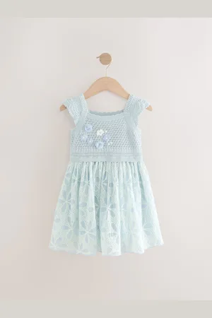 Next 100% Cotton Occasion Knit Dress (3mths-10yrs)98104cm