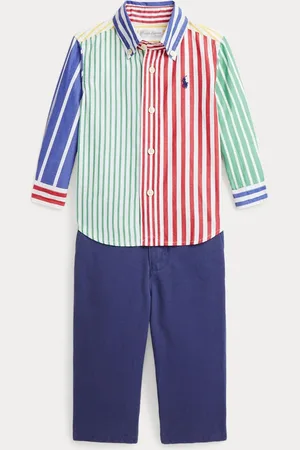 Ralph Lauren Baby Boys 100% Cotton Shirt & Chino Trousers Set9 maanden (74 cm)