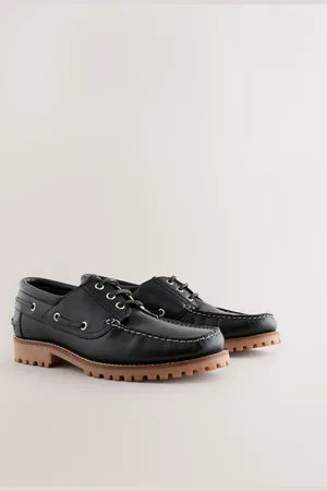 Next Leren bootschoenen met profielzooluk11eu45
