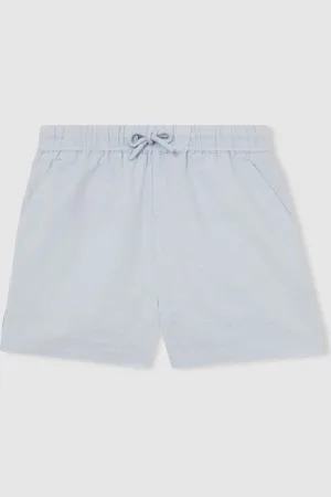 Reiss Cleo Cotton-Linen Drawstring Shorts140146cm