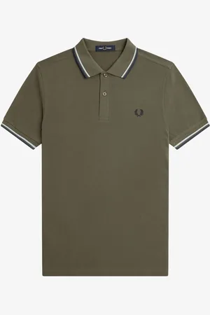 Fred Perry Polo met tweekleurig gestreept randje2X-Large