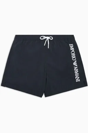 Emporio Armani EA7 Dark Blue Logo Swim ShortsS