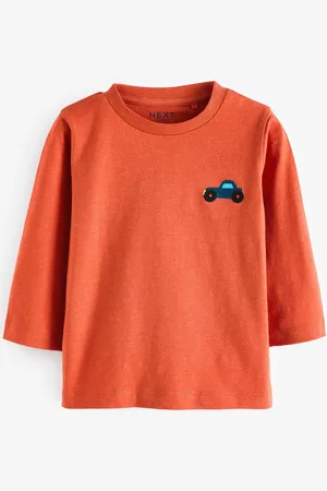 Next 100% Cotton Long Sleeves Semi Plain T-Shirt (3mths-7yrs)4