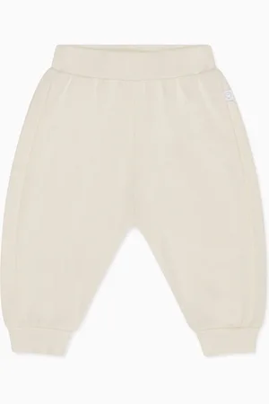 Mori Cream Organic Cotton And Bamboo Super Soft Stretchy Joggers3-6 mnd