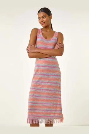 Roman Space Dye Knitted Midi Dress40
