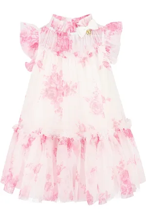 Angels Face Marigold Roses White Dress98104cm