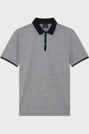 Paul Smith 100% Organic Cotton Regular Fit Logo Polo Shirtmedium