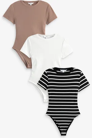Next Ribbed T-Shirt Bodysuits 3 Packsmall
