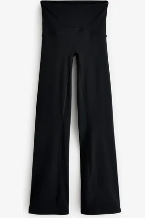 Spanx Booty Boost Full Length Flared Yoga Black LeggingsM