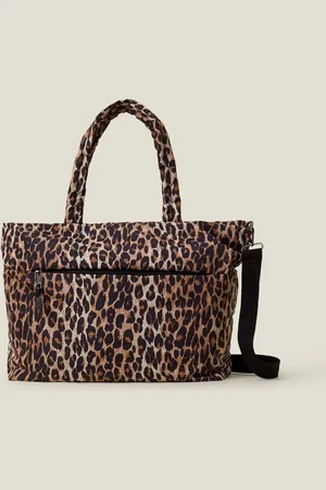 Accessorize Leopard Print Shopper Tote BagEén