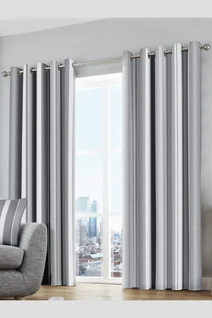 FUSION Whitworth ringgordijnen van 100% katoen228 x 228 cm