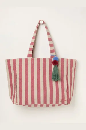 Fat Face FatFace Striped Beach 100% Cotton Bageen