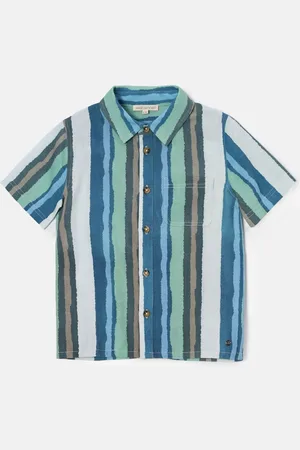 Angel & Rocket Kai Painted Stripe 100% Cotton Shirt5 Jaar (110cm)