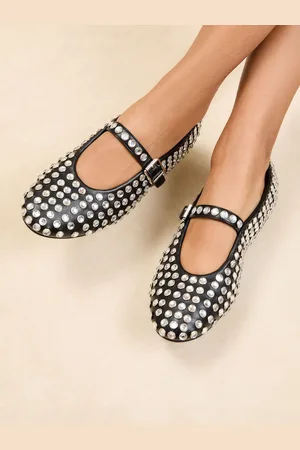 Lipsy London All Over Studded Mary Jane BallerinasEU 41 (UK 8)