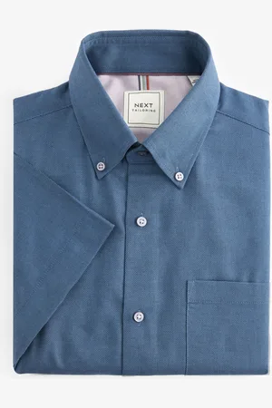 Next Overhemd van gemengd linnen met korte mouwen4XL