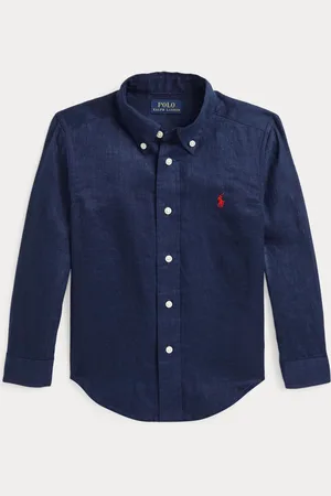 Ralph Lauren Boys Linen Shirt7 Jaar (122cm)