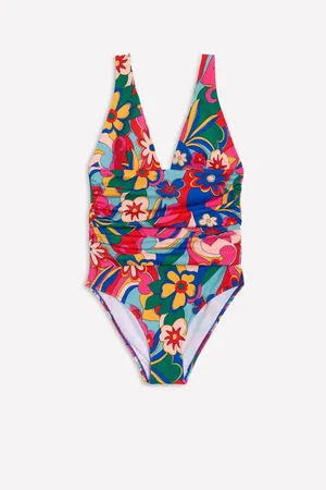 Boden Mykonos Badpak met diepe V-hals42