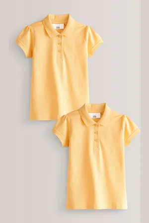 Next Set van 2 100% katoenen poloshirts met korte mouwen (3