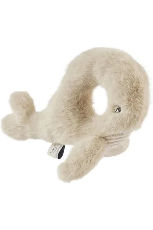 Liewood Cream Romain Whale Rattle Soft Toyeen