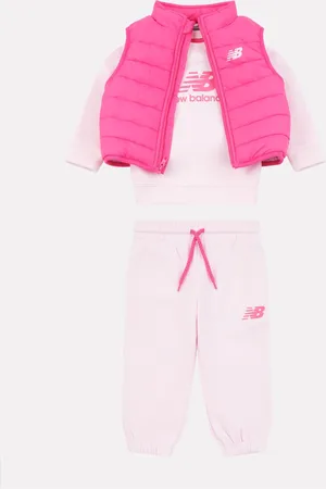 New Balance Baby Girls Sweatshirt Joggers & Gilet Set5