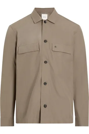Calvin Klein Boxy Cotton Blend Overshirt2X-Large