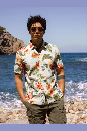 Superdry Overhemd met korte mouwen en Hawaiïprint2X-Large