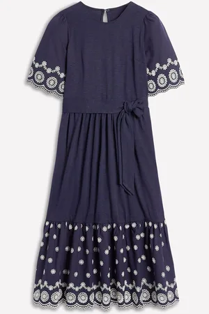 Boden Isabel Broderie Mix Maxi Dress46