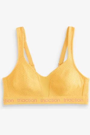 Triumph Yellow Triaction Energy Lite Non Wired Sports Bra