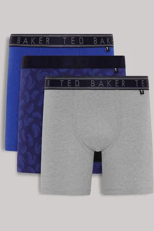 Ted Baker Mazarine Feather Heather Boxer Briefs 3 Packsmall