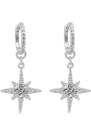 Bibi Bijoux Gold Tone Gothic Revival Star Earringseen