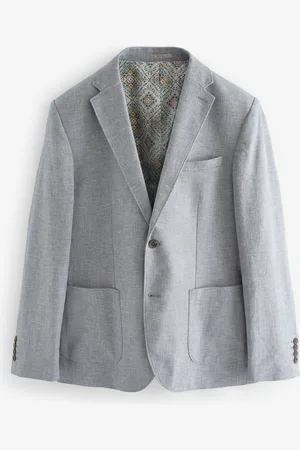 Next Blazer van linnenmix met textuur38 S