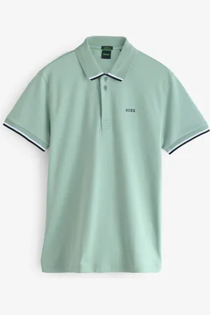 HUGO BOSS Regular-Fit Paddy Hidden Placket 100% Cotton Polo Shirtmedium