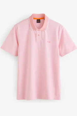 HUGO BOSS Relaxed Fit 100% Cotton Tipped Collar Polo ShirtX-large