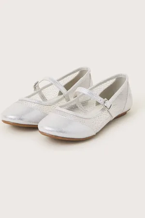Monsoon Mesh Strap Ballet Flatsuk8eu255
