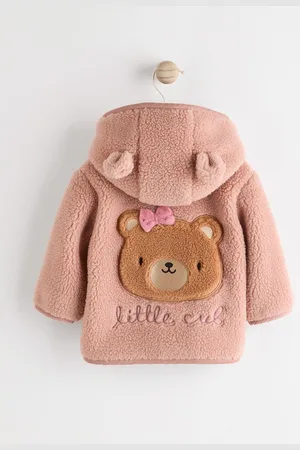 Next Baby Borg Fleece Jacket (0mths-2yrs)3