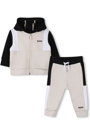 HUGO BOSS Logo Baby Zip Up Hoodie And Joggers Set6 maanden (68 cm)